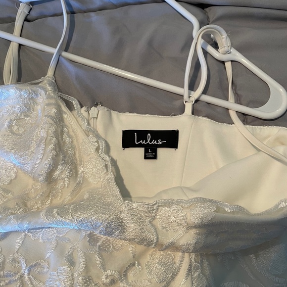 Lulu's white dress size L women - Picture 4 of 4